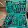 Juego de Herramientas para Reparación de Automóviles de 121 Piezas, Juego para Reparación de Automóviles, Herramienta Combinada de Llave de Vaso, Herramienta de Reparación, Reparación de Automóviles