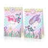 LB101 Amazon Sirena Caballito de Mar Regalo de Vacaciones Caramelo Bolsa de Papel Kraft Juego de Pegatinas Bolsa de Fondo Plano