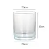 Copo de Vela Transfronteiriço Copo de Vela Espesso Simples Copo de Vidro Transparente para Aromaterapia Ornamentos de Fragrância para Casa Suporte de Vela para Ambiente