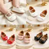 Zapatos de Otoño Nuevos para Bebé Lazo Suela Suave Antideslizante Zapatos para Niño Pequeño Zapatos para Bebé Zapatos de Princesa para Bebé