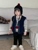 Ropa de Otoño e Invierno para Niños 2025 Chaqueta Chaleco Acolchado para Bebé Estilo Coreano Ropa para Niños Traje Básico de Otoño e Invierno
