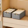 Caixa de armazenamento de guarda-roupa tipo gaveta, armazenamento em camadas para roupas íntimas e meias, caixa de armazenamento para roupas e calças, armário de armazenamento simples para casa