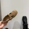 Zapatos Mary Jane retro de tira en T para mujer, nueva colección 2025, punta redonda, sencillos, versátiles, planos de boca poco profunda