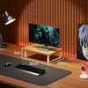 Soporte para Monitor de Computadora de Escritorio, Soporte para Pantalla, Organizador de Escritorio, Soporte para Laptop en Escritorio de Oficina