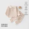 Mameluco de algodón para recién nacidos, Clase A, enterizo a rayas para primavera y otoño, ropa casual para salidas de bebés y niños pequeños, Ropa infantil Anyang