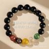 Pulsera de Ágata Natural de Cinco Direcciones para Hombres y Mujeres, Pulsera de Ágata Roja y Negra de la Suerte para el Año del Zodiaco, Oferta Especial en Transmisión en Vivo