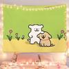 Lindo Tapiz Decorativo con Temática de Perros para Dormitorio, Habitación, Decoración de Pared de Sala de Estar