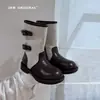 Botas Martin Cómodas de Suela Suave para Niñas 2026 Otoño/Invierno Nuevo Estilo Botas de Jinete de Moda Infantil para Niños Medianos y Mayores Estilo Británico Botas Individuales