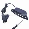 Pastilla para Guitarra de Seis Cuerdas Sh85 Sin Agujero Pastilla para Guitarra Acústica Folk de 40 pulgadas Pastilla para Boca de Sonido Negra Mate