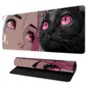 Alfombrilla de Ratón de Gato de Dibujos Animados, Suministro Directo del Fabricante, Impresa por Calor, Impermeable, Alfombrilla Antideslizante para Escritorio, Tamaño y Logo Personalizables, Alfombrilla para Gaming