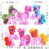 6 microbonsáis de poni de colores, adornos carnosos para jardín, micropaisaje, jardinería en maceta