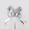 50 Flores de Tirar Mariposa Mate, Flores de Tirar con Cinta Grande para Navidad, Pascua y San Valentín, Lazos de Mariposa de Organza Transfronterizos