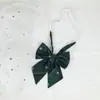 Corbata de moño para hombre Corbata de moño para mujer Floral Versátil JK Uniforme japonés Sin banda elástica Material escolar Jardín de infantes Rayado Estilo Campus