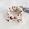 Diadema deportiva de coral fleece estilo coreano para el baño, banda para el pelo femenina, diadema de felpa con lazo para lavarse la cara y el maquillaje, tocado, venta al por mayor