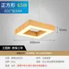 Luz hexagonal hueca de madera con veta de madera LED transfronteriza, luz con forma hexagonal, lámpara colgante redonda, adecuada para centros comerciales, supermercados y oficinas