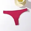 Tanga Popular Transfronterizo para Mujer de Tiro Bajo sin Costuras de una Sola Pieza Transpirable Alta Elasticidad Correa Fina Ropa Interior para Mujer