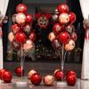 Set de Soportes Guía para Camino de Globos Flotantes de Suelo para Boda Ola Decoración de Escena de Árbol de Globos de Columna Flotante para Mesa de Boda