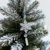 [Hielo Azul Copo de Nieve Grande] Lanyard para Cámara CCD Cuentas Hechas a Mano Corazón de Niña Cadena para Teléfono Móvil Ins Colgante Lindo para Teléfono Móvil