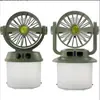 Luz de Viaje Portátil Alimentada por Energía Solar para Exteriores Transfronteriza con Ventilador, Doble Modo, Larga Duración de Batería, Gancho, Luz de Camping, Portátil