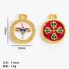 Guochao Shajin Kaiyun Wulu Dios de la Riqueza Joyería DIY Cuentas de Transferencia Ojo de Buda Colgante Xizang Pulsera Collar Accesorios