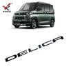 Adequado para Mitsubishi 23 Delica Mini Modificado Letras do Porta-Malas Traseiro Faixas Decorativas Logotipo do Carro no Porta-Malas Faixas Brilhantes