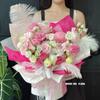 Decoración floral, pluma de avestruz, pluma de color, materiales de embalaje para flores, accesorios para ramos, suministros de floristería, paquete, colocación de flores