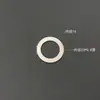Arruela de vedação isolante de cerâmica resistente ao desgaste e a altas temperaturas, com anel de cerâmica de alumina e resistente à corrosão (pacote com 10).