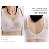 Roupa Íntima de Látex Natural Tailandês para Mulheres Plus Size com Seios Grandes, Efeito Redutor, Bojo Inteiro, Tamanho Grande, Sem Aro, Sutiã Feminino Ajustável com Suporte Lateral