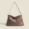 Comercio exterior transfronterizo nuevo bolso retro para mujer nicho bolso de hombro para el día a día gran capacidad cuero suave bolso de axila bolso bandolera para mujer