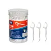 Fio Dental de Menta, uma Caixa com 50 Peças de Fio Dental, Fio Dental de Limpeza Bucal, Fio Dental Multifuncional, Fio Dental Multifuncional Portátil