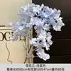 Flores de Orquídea Copo de Nieve Artificiales para Decoración de Salón de Bodas, Arreglos de Flores Artificiales para Pasillos, Accesorios de Fotografía para Exteriores, Flores Artificiales