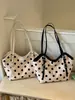 Bolso de hombro fresco de lunares estilo coreano para mujer, nuevo bolso de hombro de nicho de moda de verano 2026, bolso de mano cruzado versátil