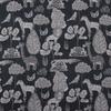 Em estoque fornecimento direto planta de desenho animado poliéster algodão fio-tingido tecido jacquard sapatos e chapéus roupas infantis areia liberação bagagem pano jacquard