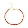 Pulseira de Fio Vermelho Pequeno para Mulheres, Ano do Rato, Virada de Sorte, Versátil, Corda Trançada Corda de Mão, Joia de Pulseira de Luxo Leve de Nicho High-End Feita à Mão
