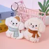 Nueva Familia de Perros Cachorros de Dibujos Animados Bufanda Corbata de Moño Accesorios para Muñecas Decoración de Bolsos Accesorios DIY Colgante Venta al por Mayor