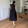 Vestido de Viaje Simple de Alta Gama con Pliegues Miyake Modelo Nuevo 2026 Elegante y Digno para Mujer