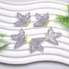 Nuevos Accesorios de Resina DIY de Mariposas de Colores Materiales Hechos a Mano Pegamento de Crema Funda para Teléfono Móvil Imán para Refrigerador Hebilla Decorativa para Zapatos