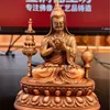 Escultura Taller Jinmanfu: Adorno de Estatua de Buda Venerable Adixia para Mesa de Sala de Estar Artesanía Decorativa