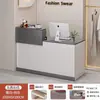 Caixa de Loja de Roupas Casuais Modernas Recepção da Empresa Salão de Beleza Bar Loja de Conveniência Mesa de Balcão Pequena