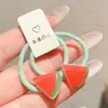 Gomas para el pelo de niña de verano, frutas, lindas, amigables con el pelo de bebé, para niñas pequeñas, bandas de goma, bandas de goma para niños, accesorios para el pelo