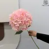 Flores Artificiales, Hortensia Charlotte, Flores Falsas, Flores de Hortensia Realistas de Alta Gama, Flores Artificiales para Bodas, Decoración de Escenas