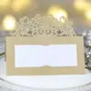 Estilo europeu de casamento de ouro assento cartão de férias a laser decoração de férias laço pequeno cartão de login cartão de mesa de nome digital