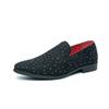 Mocasines de Gran Tamaño para Hombre Transfronterizos Hombres Primavera y Otoño Nuevos Zapatos de Cuero Puntiagudos con Diamantes de Cristal para Hombre Venta al por Mayor