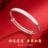 Pulseira de Prata Esterlina Lótus Prata Pura 999 Estilo Chinês Estilo Jovem Pulseira de Prata de Alto Padrão Nicho Presente de Aniversário Dia dos Namorados