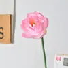 Flores de loto artificiales con textura realista de hoja de loto, nuevas decoraciones de flores de loto falsas estilo chino para sala de estar, arreglos florales y arte floral de capullo de loto