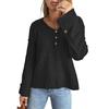 Ropa de Mujer Transfronteriza 2023 Exportación de Amazon Moda Otoño e Invierno Nuevo Suéter Holgado de Punto con Botones y Hombros Descubiertos