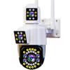 Explosiones transfronterizas tecnología Wei tiene buen aspecto exterior impermeable WiFi 4G tres lentes tres imágenes HD sonda visualización multiusuario