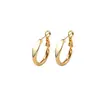 Brincos de Argola Lisos Estilo Minimalista com Pino de Prata Esterlina 925 Design de Nicho da Moda de Alto Padrão Brinco de Celebridade da Internet Studs de Orelha Estilo Frio INS