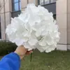 Flor Artificial de Hortensia No Tejida de 5 Piezas Accesorios de Boda Base Decoración Flor Falsa Venta al por Mayor
