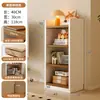 Estante de Livros de Madeira Maciça, Armário de Armazenamento para Janela Saliente, Rack de Armazenamento para Quarto, Pequeno Armário Estilo Vintage, Armário de Armazenamento para Sala de Estar, Armário Baixo de Parede